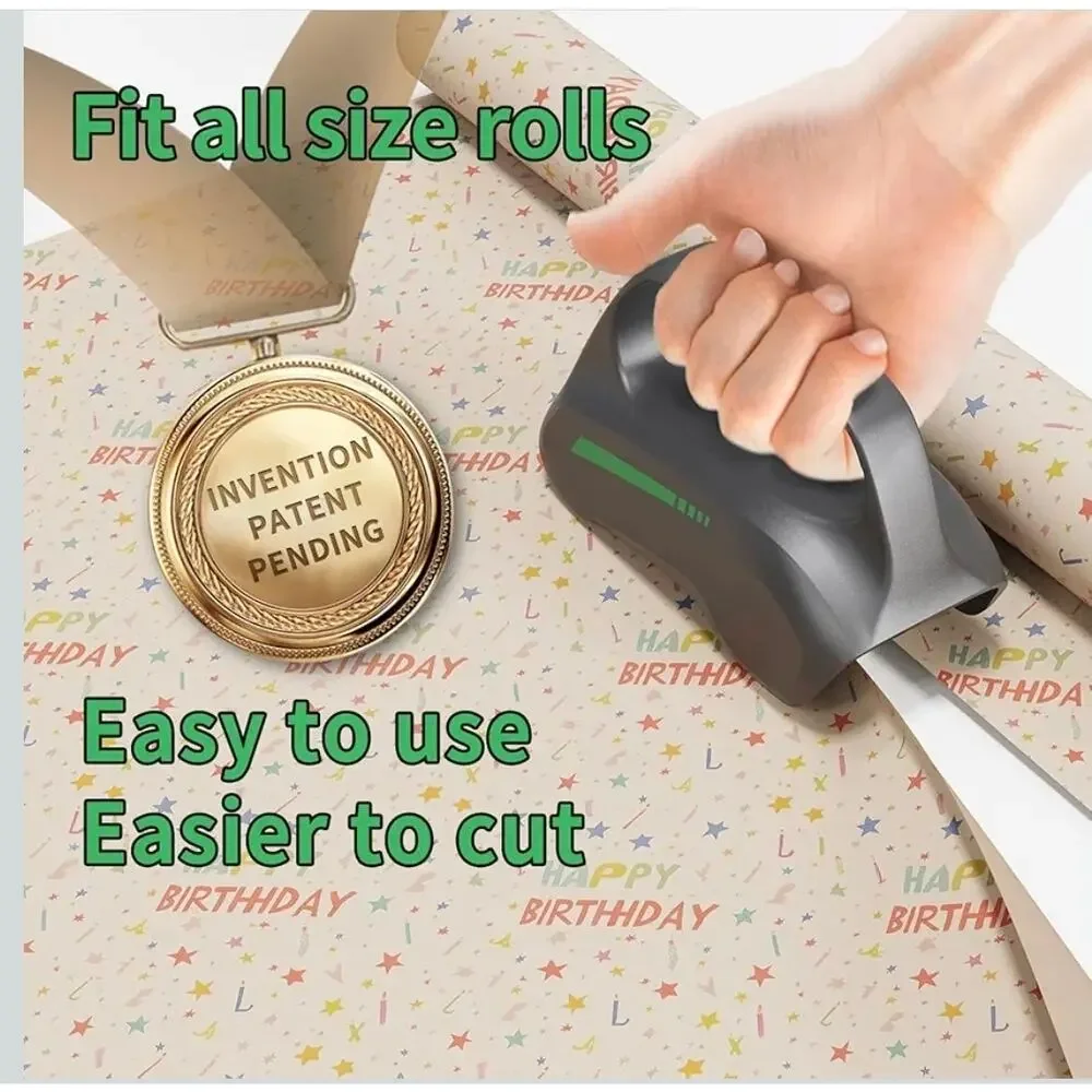 2PC Wrapping Paper Cutter 5 Blades Total Any Size Gift Wrapping Paper Roll s22